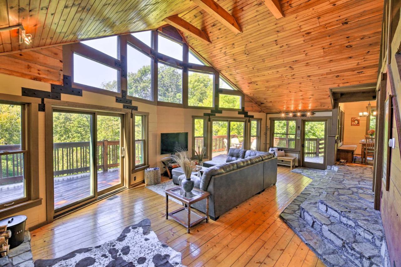 Dog-Friendly Cabin, 9 Mi To Sugar Mountain Resort Банър Елк Екстериор снимка